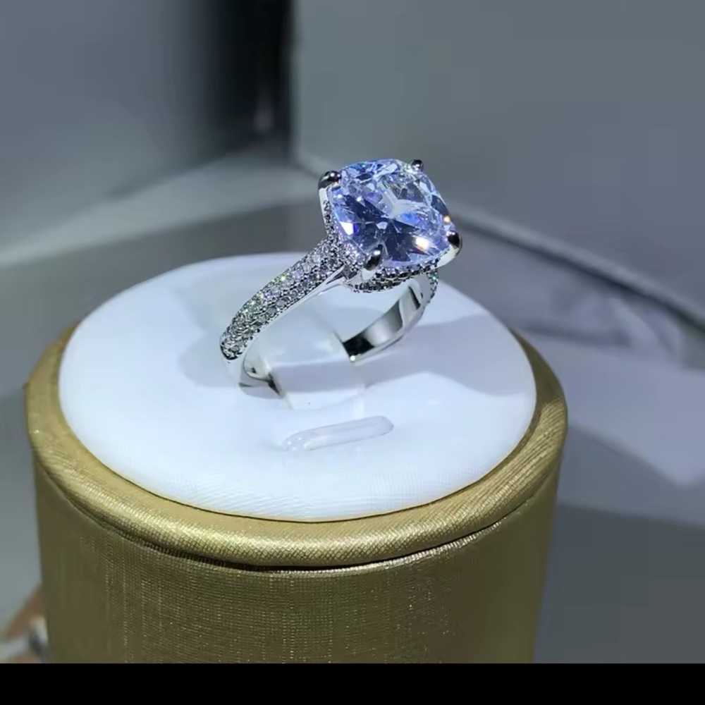 Solitaire Ring Sterling Silver 925